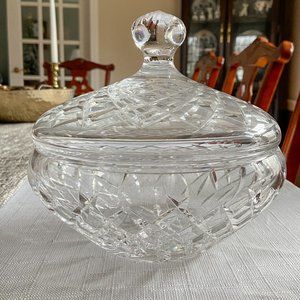 REDUCED TO SELL! Waterford Crystal Covered Serving Bowl 8" Excellent Condition